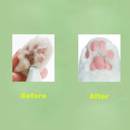 Rechargeable Pet Paw & Ear Trimmer – Ergonomic Grooming Tool for Dogs & Cats, Safe for Paws, Ears, Face & Butt Hair