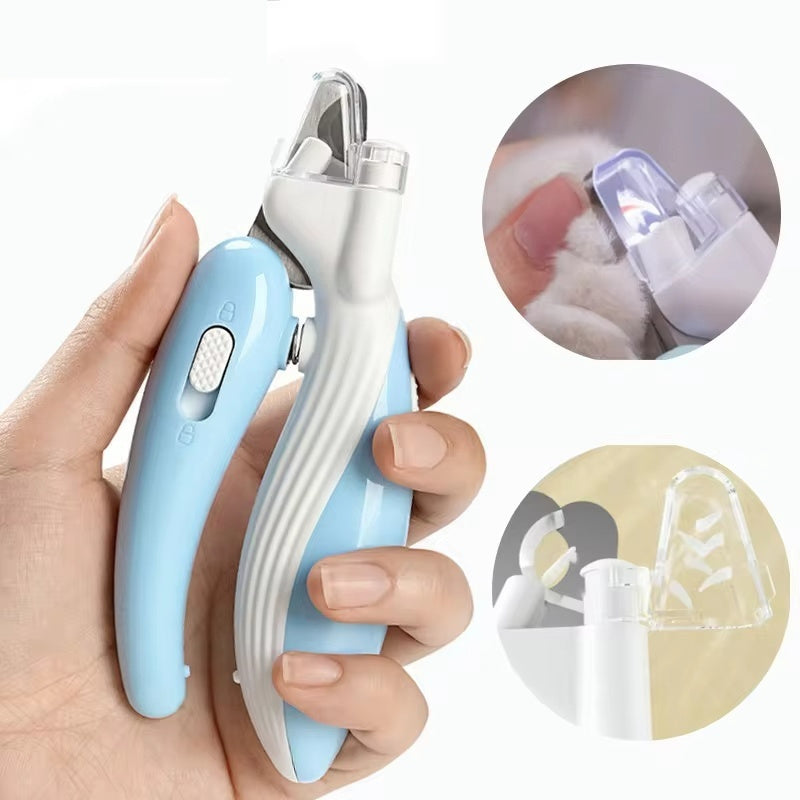 LED Electric Pet Nail Clippers & Grinder – Safe Nail Trimmer for Dogs & Cats